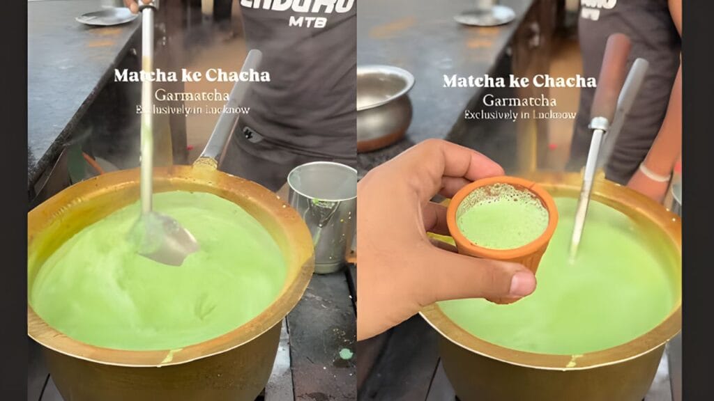 Lucknow’s Garam Matcha Chai Served in Kulhad Breaks the Internet 1 BOLLYWOOD 57